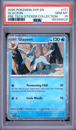 Glaceon black start promo psa 10