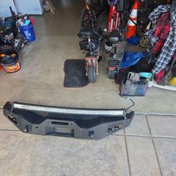 Toyota Tacoma Bumper With 78k Lumens Light Bar
