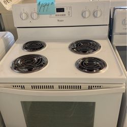 Whirlpool Coil Top Stove Excellent  Warehouse pricing.   Warranty  . Delivery Available . 2522 Market st. 33901