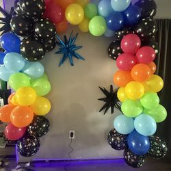 Ballon Setup Glow In The Dark