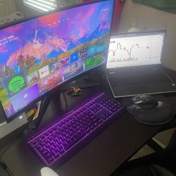 Curved Asus Gaming Monitor 180HZ