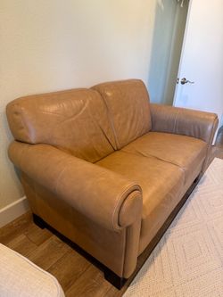 Tan 2-Seater Couch
