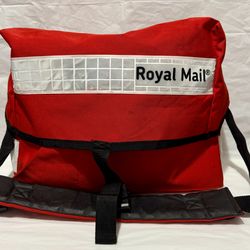 British Royal Mail Courier Bag Satchel W/ Padded Shoulder Strap & Durable Canvas