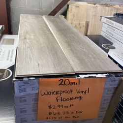 Waterproof Vinyl Plank Flooring - $2.99 Per Sq. Ft.