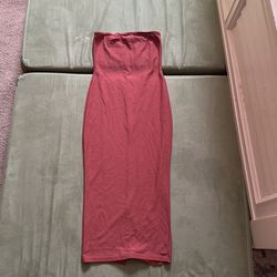 Muted Pink/burgundy Sun Dress 