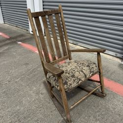 vintage wood rocker / rocking chair