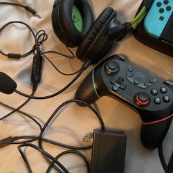 Nintendo Switch , Head Set , Control , Charger 