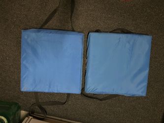 Boat life preserver seat cushions
