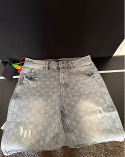 LV Jean shorts