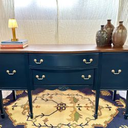 Antique Wood Sideboard, Buffet, Cabinet