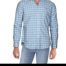 Ralph Lauren Mens Classic Fit Check Print Button-Down Shirt - Size M 