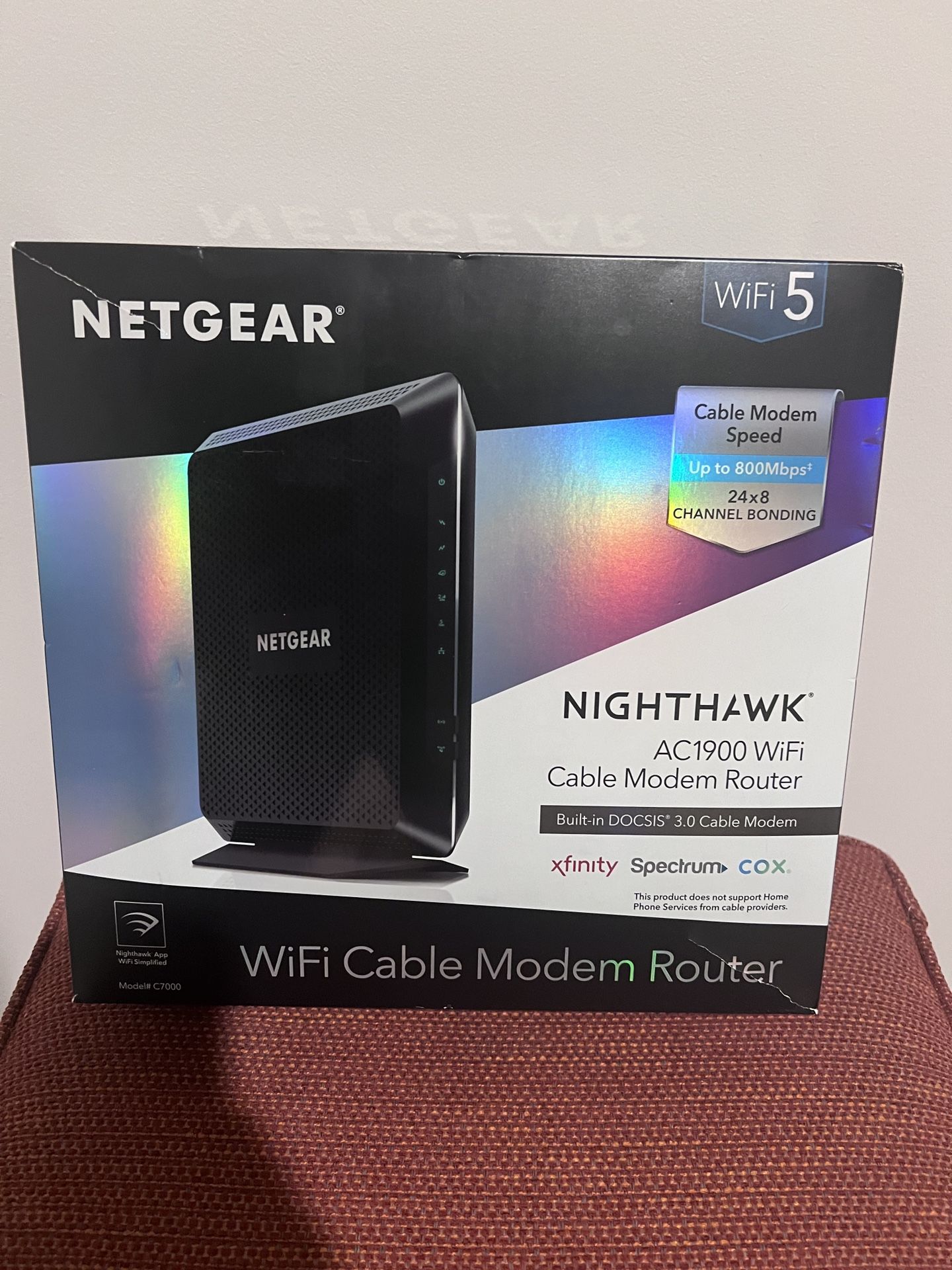 Netgearn Nighthawk AC1900 Router Cable Modem