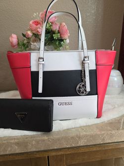 Guess Tote Bag and Wallet Set
