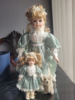 Collectible porcelain doll