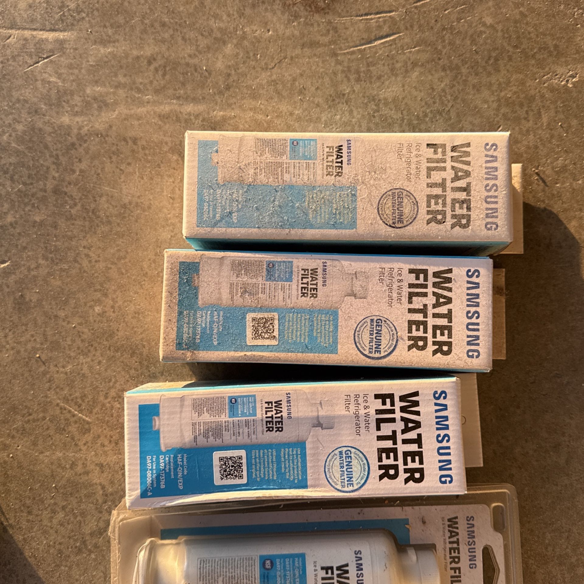 5 Samsung Water Filters (Ice & Water Refrigerator Filter)