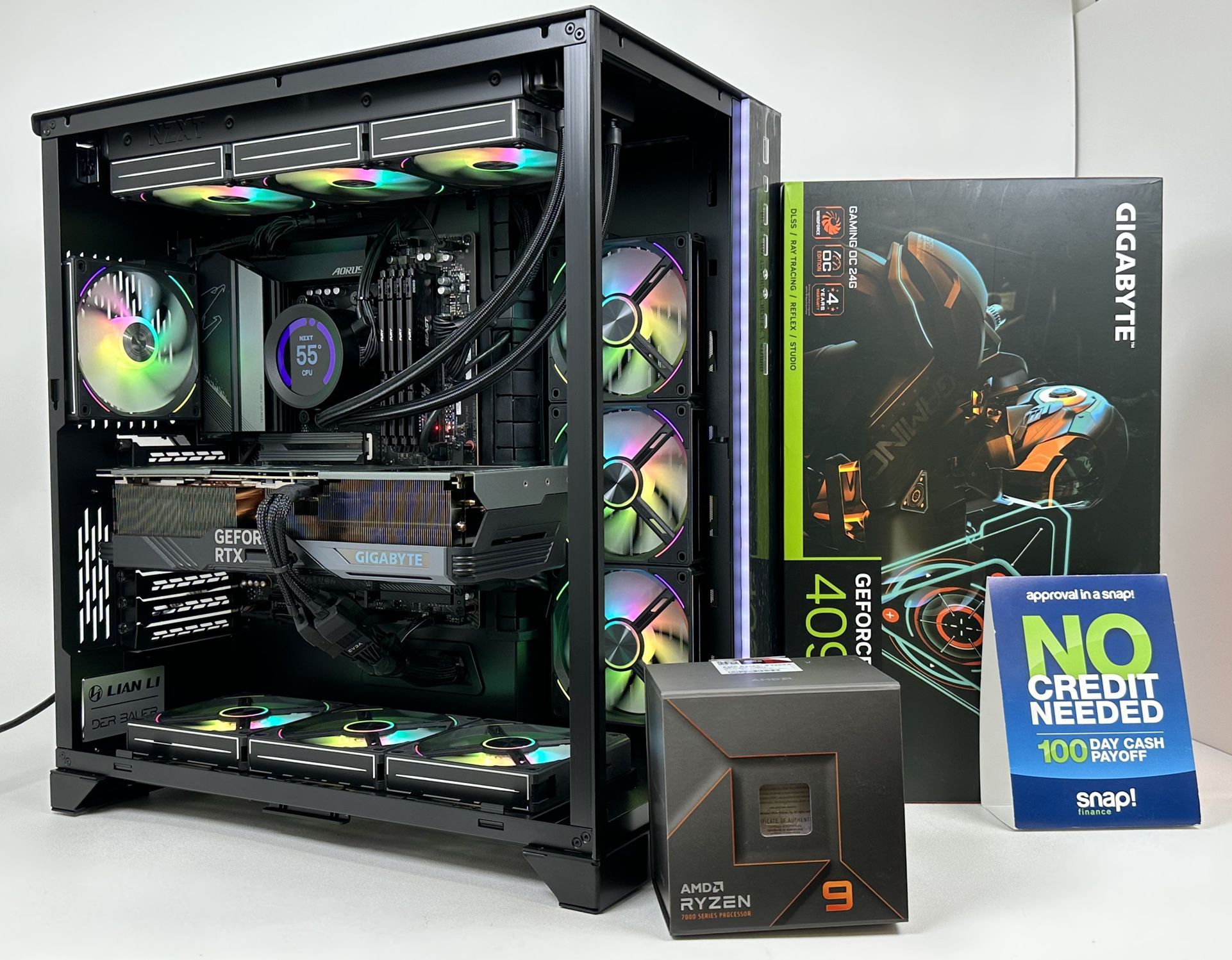 🦊 FOX 95 🦊 HIGH PERFORMANCE GAMING PC 🦊 FOX GAMING | TOWER | PC | DESKTOP | RIG |AMD RYZEN 9-9900X | NVIDIA RTX 4090 | 64 GB DDR5 RAM | 2 TB SSD