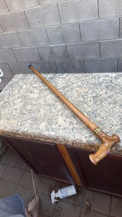 Asterom Handmade wooden walking cane