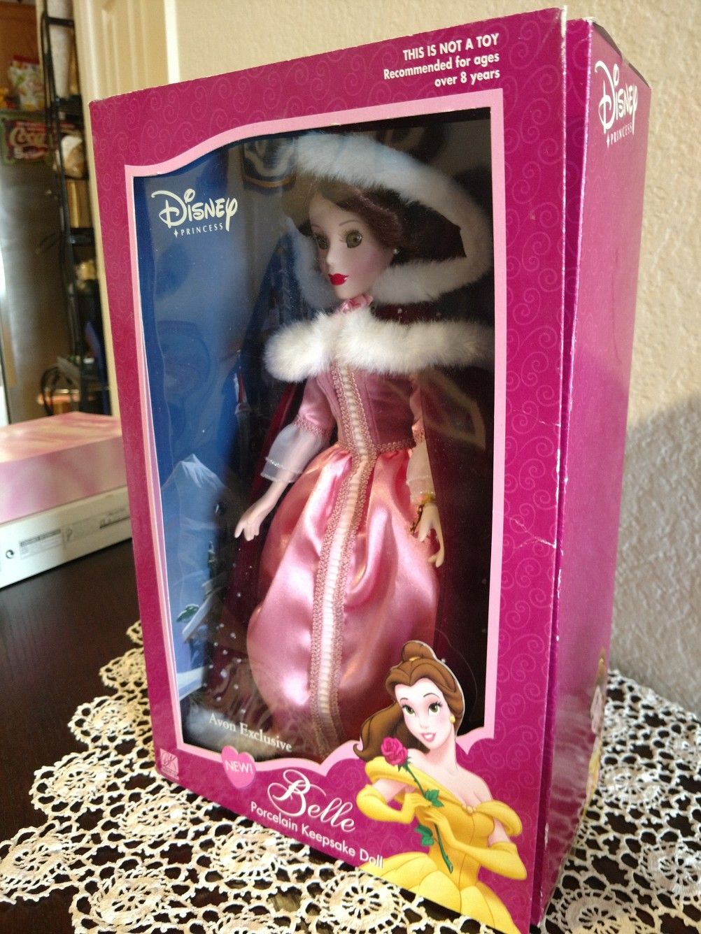 Belle porcelain doll 18 inches. Disney