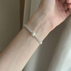  silver bracelet