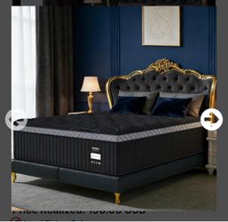 New in Box 16 Inch queen Size Mattress, Upgraded Luxury Hybrid queen Mattress In A Box with 7-Zone Support for Cool Night & Pressure Relief, Motion Is