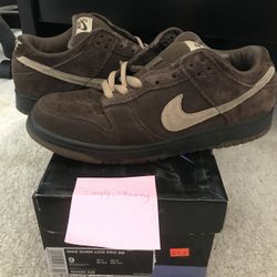 RARE Nike Dunk Low Pro MOCHA sz9