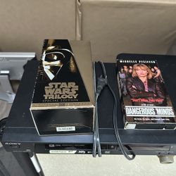 Free VHS and A Great Working DVD Player