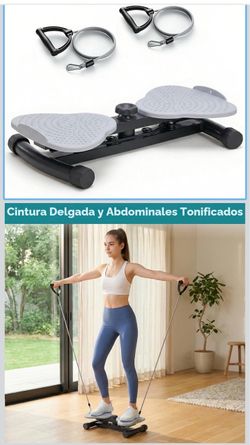 Twist Stepper with Resistance Bands