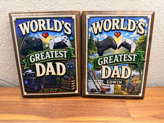 Father’s Day worlds greatest dad award - customizable