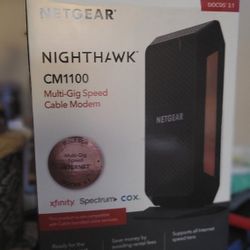 NETGEAR NIGHTHAWK MODEM CM 1100