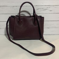 nine west handbag Leather Tote Crossbody Bag Size 12.5”9”4.5”