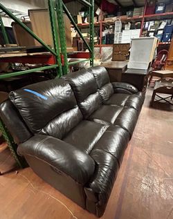 LEATHER RECLINER, LOVESEAT, and SOFA!