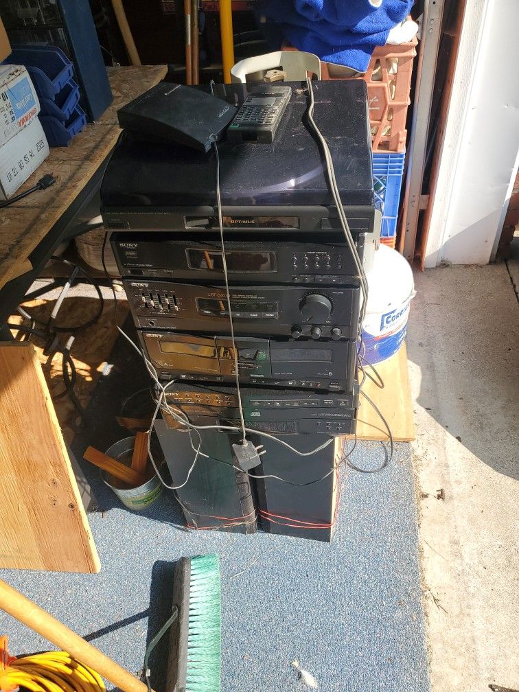 Sony Stereo Components