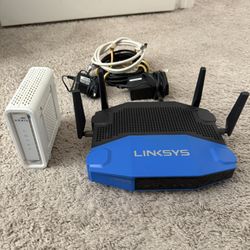 Linksys Router & Arris Modem 