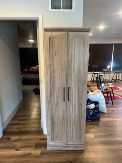 Kitchen pantry storage cabinet. 6ft high 2ft wide