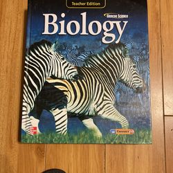 Biology textbook & Teacher’s Edition