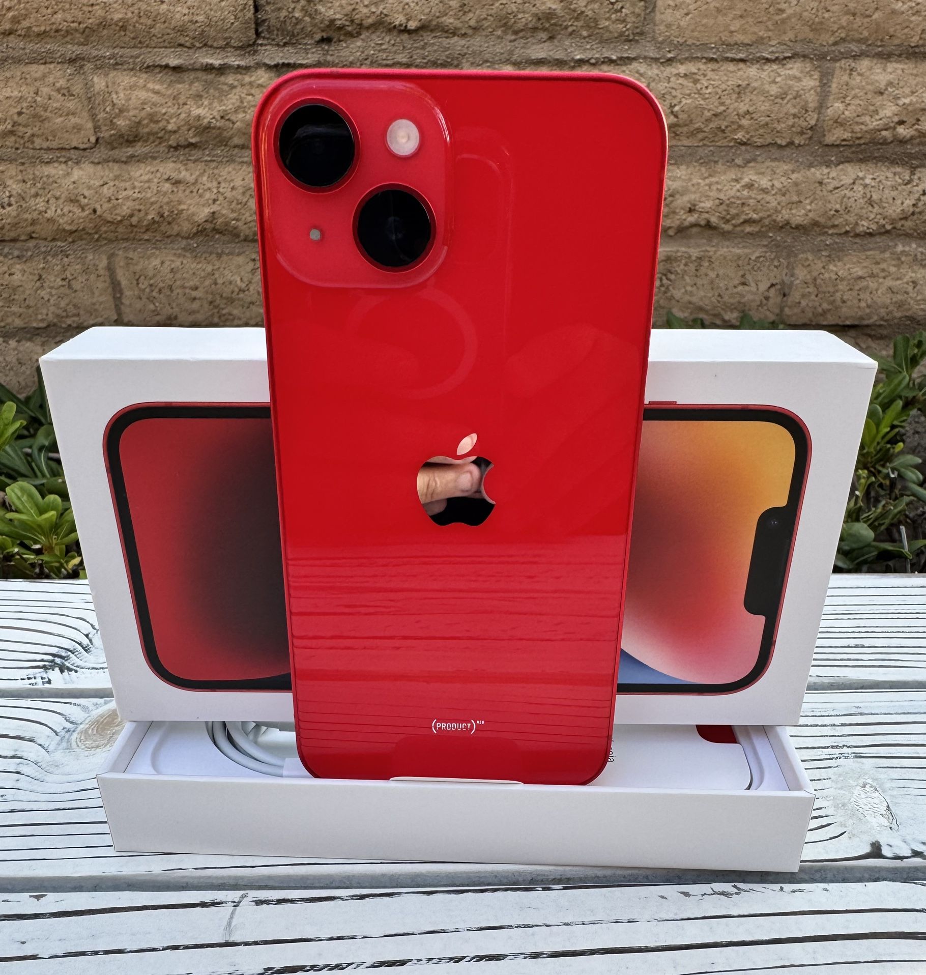 IPhone 14 128 GB Red, Open Box New!! 100% battery health. (Verizon) Unlocks 60 Days. Hablo Espanol.