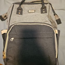New GAIVP Backpack Diaper Bag Gray
