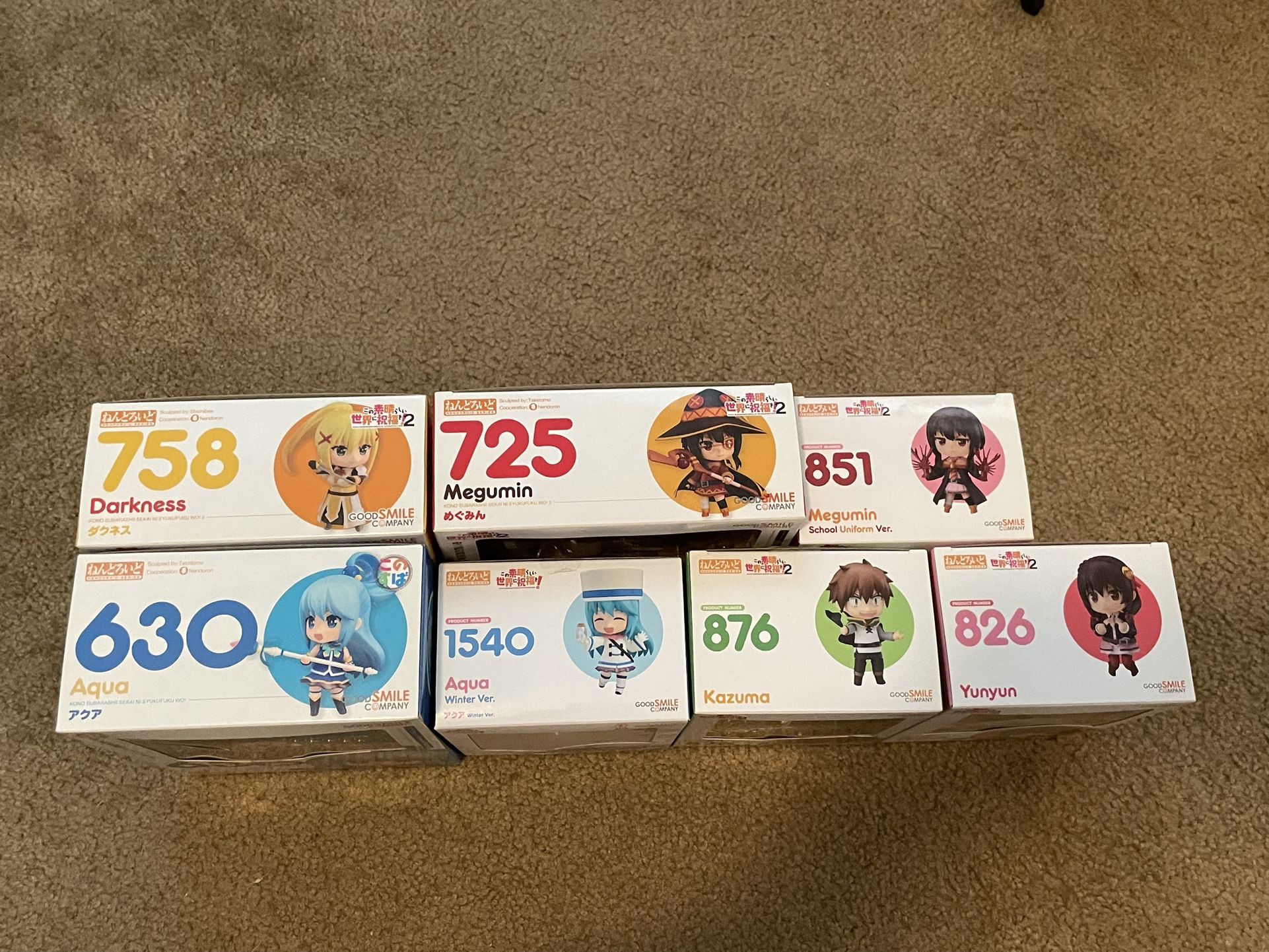 Konosuba Nendoroids Bundle