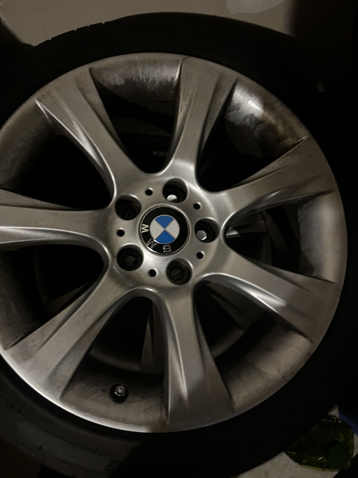 Two "19 Run Flat BMW 5 Lug Tires And Wheel