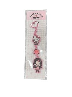 Sanrio Hello Kitty x BLACKPINK Jisoo Keychain NEW