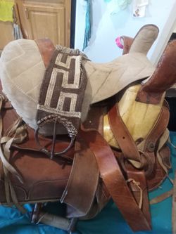 Vintage horse saddle