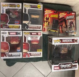 Daredevil Funko Pop Collection Lot – Exclusives + Marvel Zombies + Street Art – $120 OBO