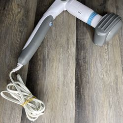 brookstone vibrating massager Brookstone Cordless Hot and Cold Percussion Deep Tissue Massager Gun, 6  Intensity Levels