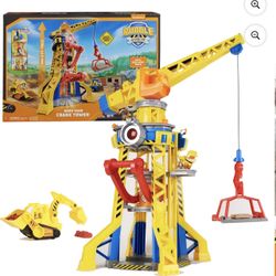 PAW Patrol, Rubble & Crew Bark Yard Crane Tower Playset