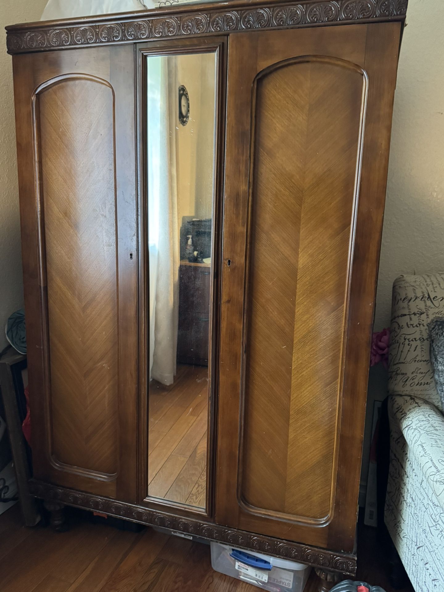 Vintage Wardrobe Cabinet