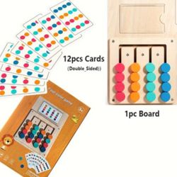 Wooden Color Puzzle - Enhance Logic, Focus & Hand-Eye Coordination with Learning Educational Toy