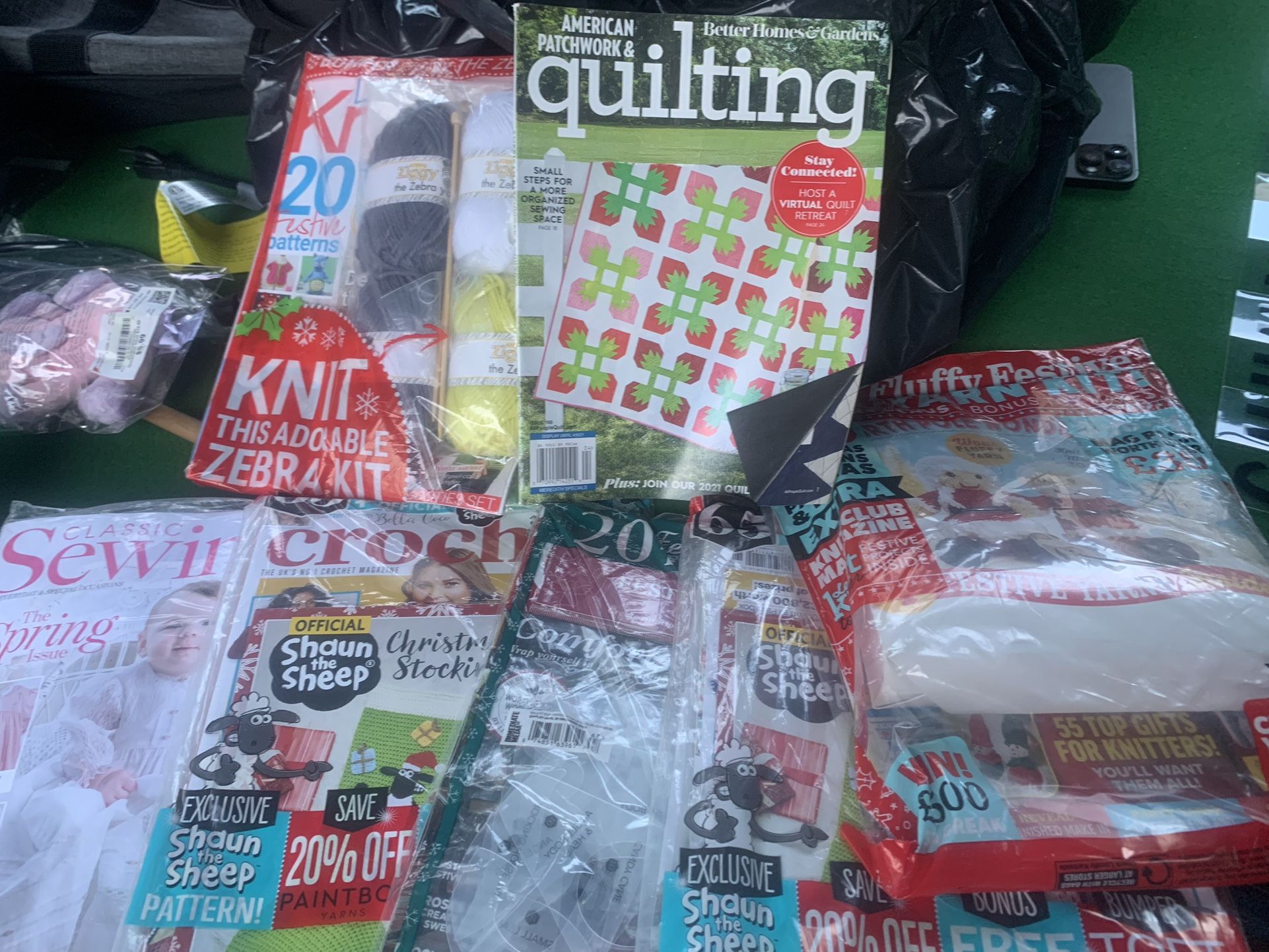Pick Up This Morning Sewing magazines new sealed  one open