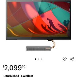 Lenovo IdeaCentre 27" AIO 5i 27IOB6 Desktop i7-10700T 16GB RAM 500GB SSD