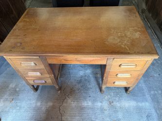 True Vintage Solid Wood Desk