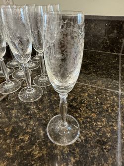 13 Champagne Glasses Never Been Used